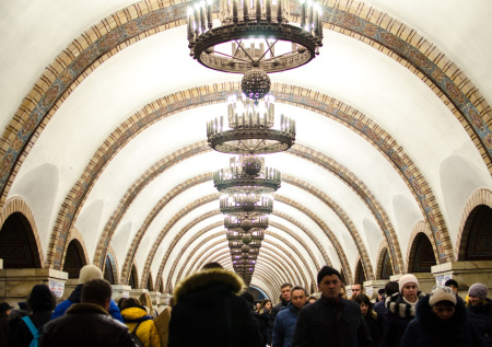 Киевский метрополитен частично остался без электричества