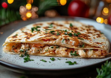 Завтрак с лепешкой роти за 10 минут: рецепт обалденной начинки с крабовыми палочками