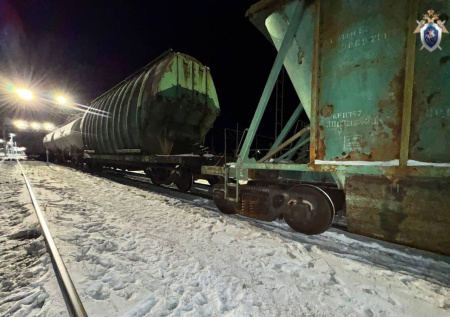 Три вагона сошли с рельсов в Забайкальском крае