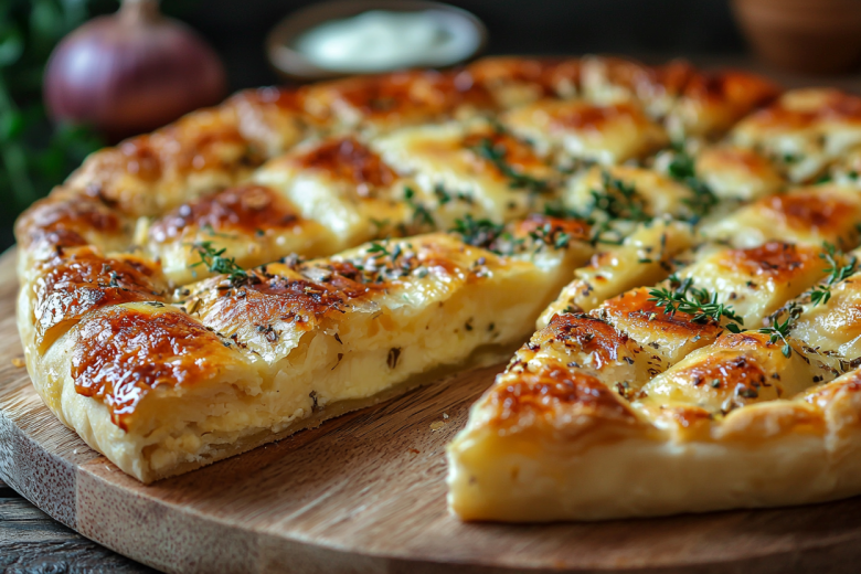 Пирог из готового теста