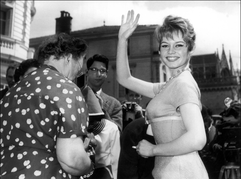 Брижит Бардо на Каннском фестивале, 1956 год