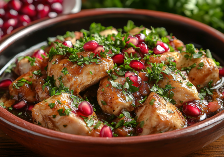 Куриные отбивные больше не делаю. Готовлю новогоднее чудо из Грузии — нужны курица, грецкие орехи и гранатовый соус