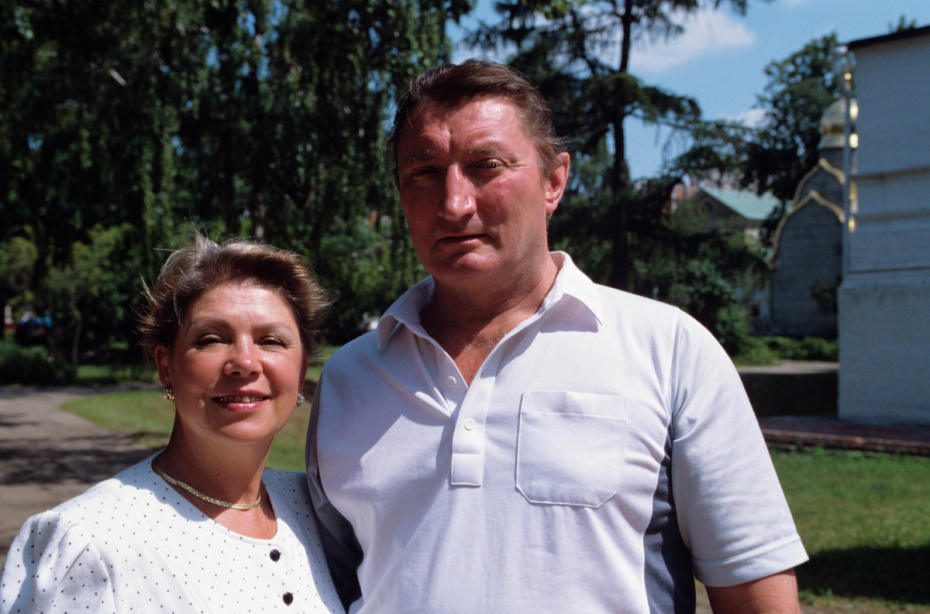 Лариса Латынина с мужем Юрием Фельдманом