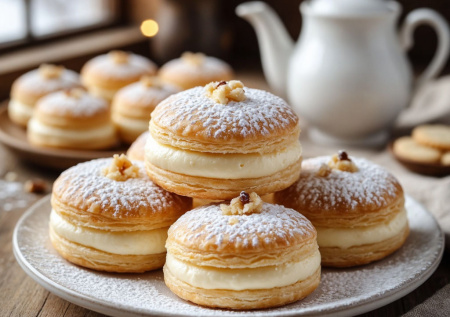 Лучшая версия творожной выпечки для семейного чаепития! Снежные сугробы из слоеного теста и творога