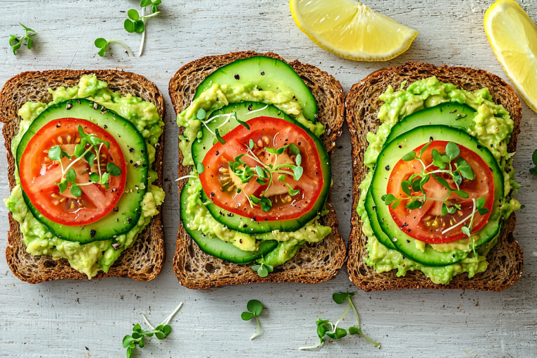 Вкусный и полезный авокадо-сэндвич