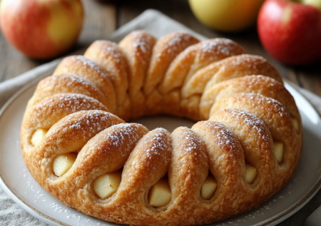 Творог, яблочное пюре и корица. Вместо шарлотки жарю ароматные колечки — уютная выпечка к чаю