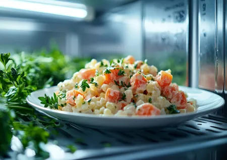 Россиянам объяснили, чем опасно неправильное хранение новогодних салатов