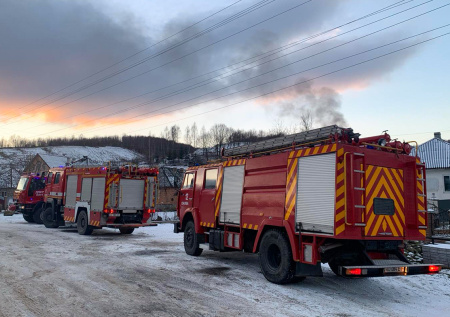 На Украине загорелся участок газопровода