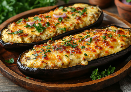 Горячее для уютного ужина и встречи гостей: фаршированные баклажаны — к ним не нужен гарнир