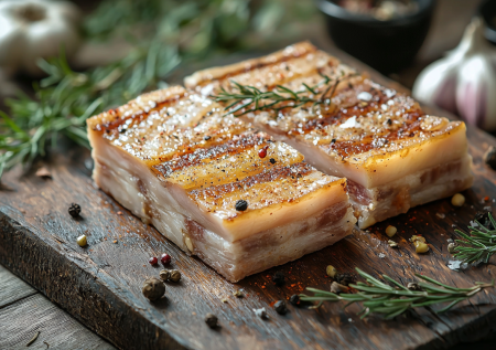 Готовлю ароматное сало по домашнему рецепту — с паприкой, кориандром и чесноком: закуска, которую стоит попробовать