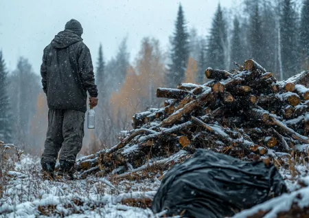 Человечина у реки и в лесу: пьяный мужчина расчленил подругу после драки