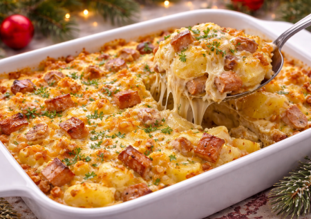 Копченый окорочок и картошка: готовим бюджетную запеканку, от которой обалдеют все