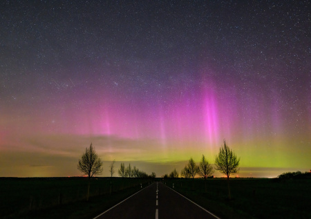 Ученые рассчитали вероятность полярных сияний в Москве в ближайшее время