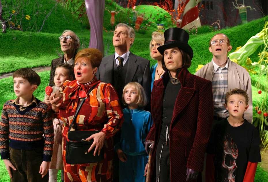 Кадр из фильма «Чарли и шоколадная фабрика»