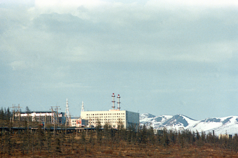Вид на Билибинскую АЭС в Чукотском автономном округе