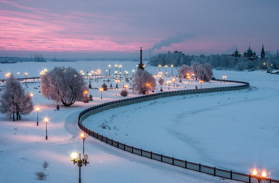 Набережная в Ярославле