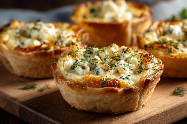 Сырный крем с чесноком для тарталеток