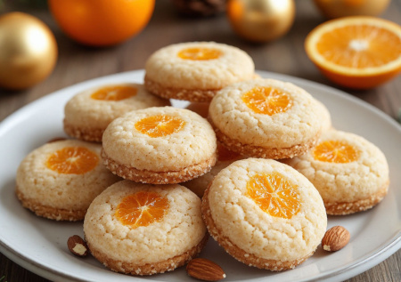 С этим сокровищем и праздник удался — миндальное печенье с апельсиновой цедрой: только белок, сахар и орехи