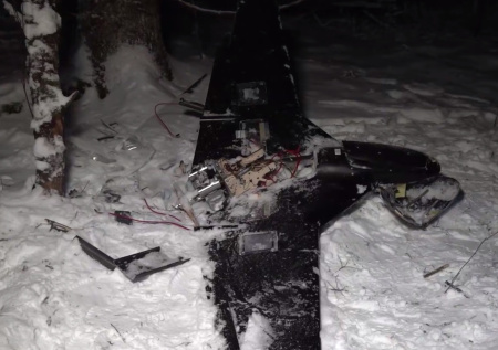 Появились кадры дрона ВСУ, который использовали для атаки резиденции Путина