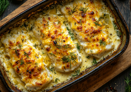 Забудьте про сухую треску! Готовлю филе в сметанно-сырном соусе с чесноком — просто, сытно и очень вкусно