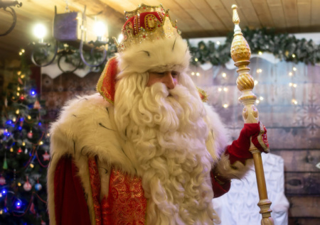 Дед Мороз на санях совершил посадку в ямальском поселке