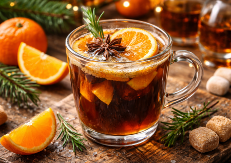 Новогодний кофе с мандаринами и крепким: вкусный напиток, который вернет к жизни