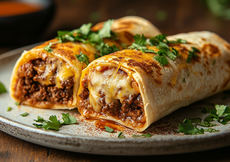 Забудьте про сухую шаурму! Готовлю чимичангу — хрустящий рулет, внутри которого сочная говядина и расплавленный сыр