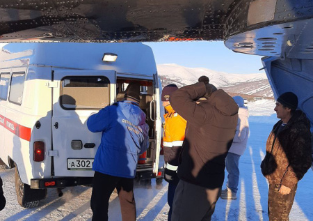 Работник артели потерял сознание во время пурги на Крайнем Севере