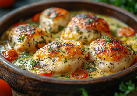 Курицу в сметане больше не тушу. Готовлю шкмерули по-грузински— соус нежнее, а вкус ярче