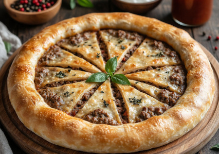 Если лень готовить, делаю кубдари! Ароматный мясной пирог как в Грузии — получается сытным и вкусным