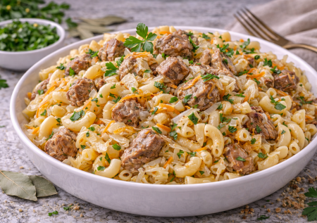 Макароны с капустой — это обалденно вкусно: простой рецепт с курицей, который удивляет