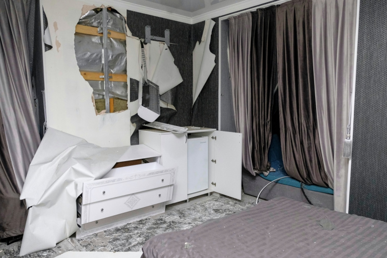 Последствия атаки БПЛА ВСУ на село Хорлы в Херсонской области