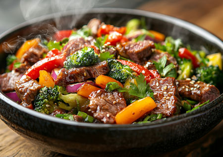 Говядина, овощи и шипящее масло! Готовлю салат «Дыхание дракона» — азиатский хит за 15 минут