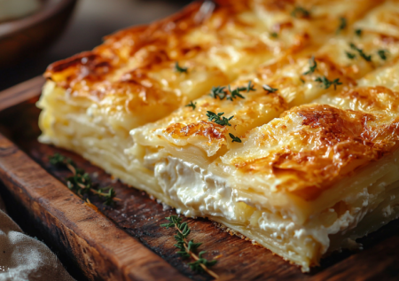 Никаких больше сырников и оладий. Готовлю гибаницу по-сербски: лаваш, сыр и 15 минут! Простой рецепт быстрого завтрака