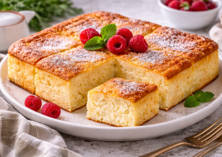 Пышная и нежная творожная запеканка без муки — идеально к чаю и кофе, когда после Нового года не хочется ничего