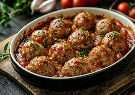 Вместо котлет жарю мясные ежики с картошкой: ужин с подливой на каждый день