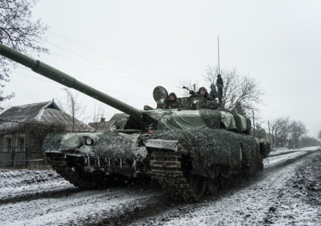 Российские танкисты разгромили опорный пункт ВСУ под Красноармейском