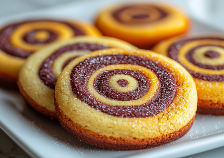 Масло, мука и какао! Готовлю печенье «Серпантин» с красивым двухцветным узором. Хрустит и тает во рту