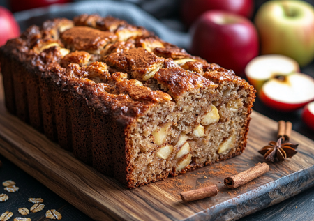 Секрет самой влажной выпечки: добавляю в тесто греческий йогурт и апельсиновый джем. Яблочный хлеб тает во рту