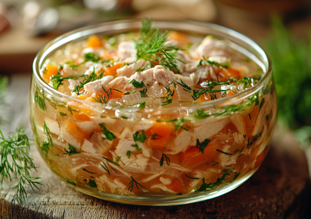 Холодец из курицы — экономия времени без потери вкуса: простой рецепт для домашней кухни