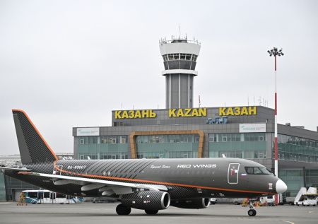 Казанский аэропорт не принимает рейсы из-за метели