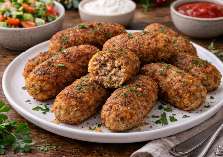 Гречку теперь не успеваю покупать: гречнево-мясные палочки с жареным луком — вкусняшки из простых продуктов