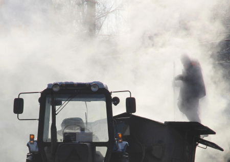 Российский поселок остался без отопления из-за аварии