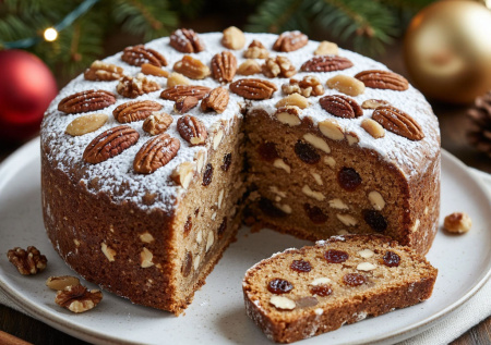 Итальянский подарок к празднику: готовим панфорте — тот самый вкусный «сиенский пирог»  с орехами и сухофруктами