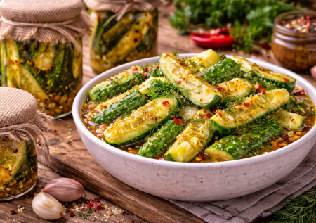 И к мясу, и к картошке: остренькие хрустящие огурчики — закуска к Рождеству, когда все сложное и майонезное надоело