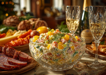 В России оценили вред для окружающей среды из-за оливье