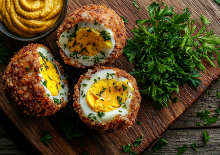 Шотландские яйца с мясом — закуска, которая радует вкусом и видом. Готовлю за 30 минут