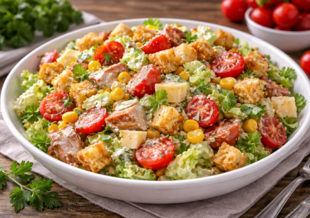 Гости сказали, что вкуснее цезаря, и облизнули ложки: так родился салат «Нецезарь» - теперь он на каждом застолье