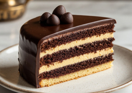 Кофе, ликер «Амаретто» и шоколадный ганаш — готовлю торт «Итальянские страсти». Насыщенный и очень вкусный