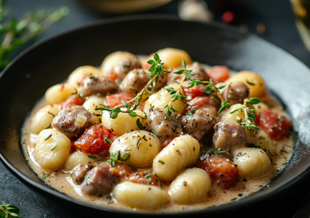 Неожиданно и божественно: ньокки с куриными сердечками. Жарю, добавляю сливки — шедевр готов!